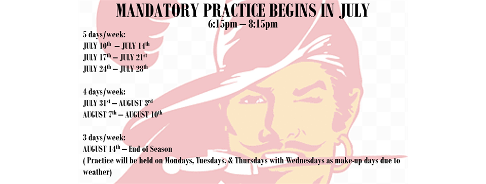 Practice Schedule
