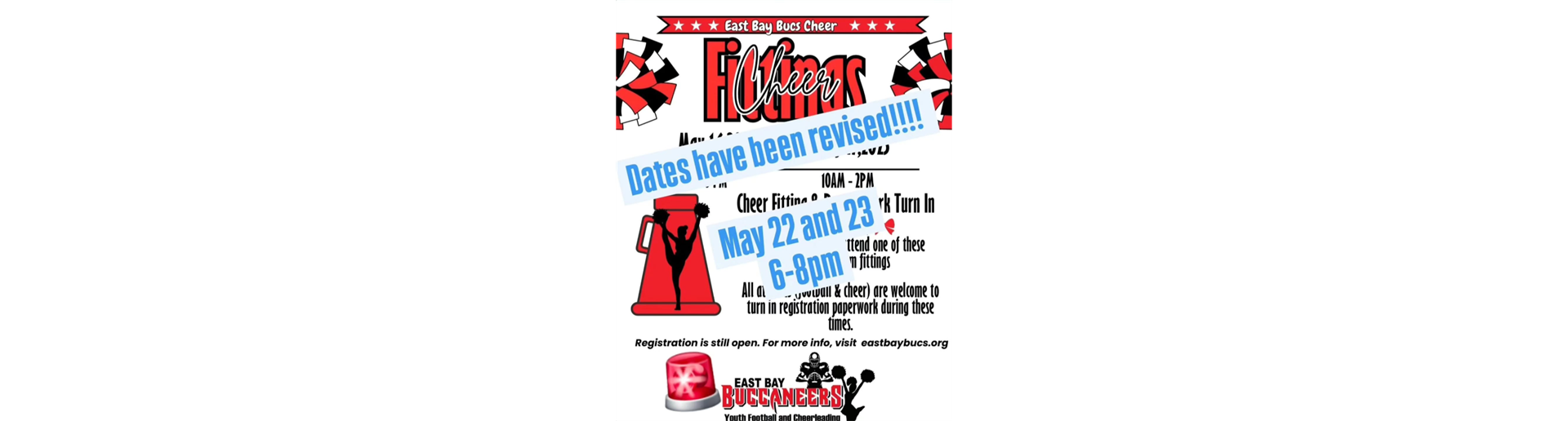Cheer Uniform Fittings & Registration Paperwork Turn-In