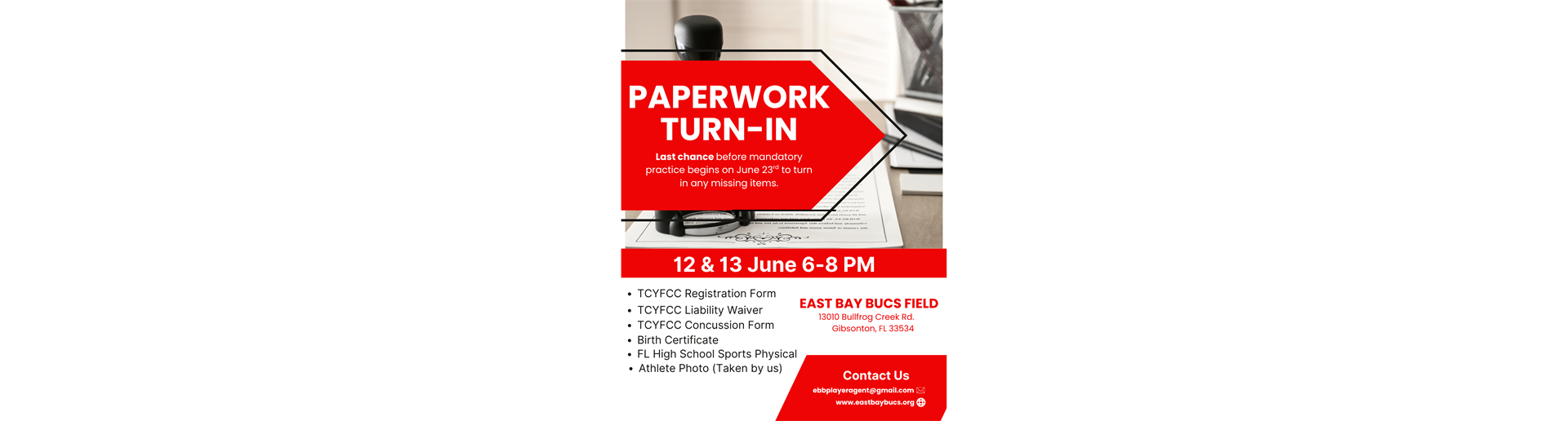 Paperwork Turn-In