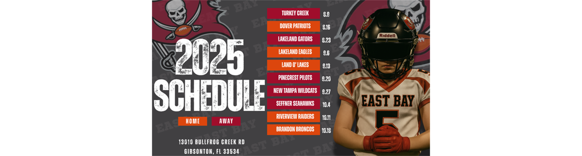 2025 Game Schedule
